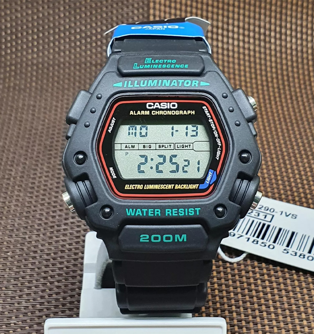 montre casio homme digital dw290-1v - vue 4
