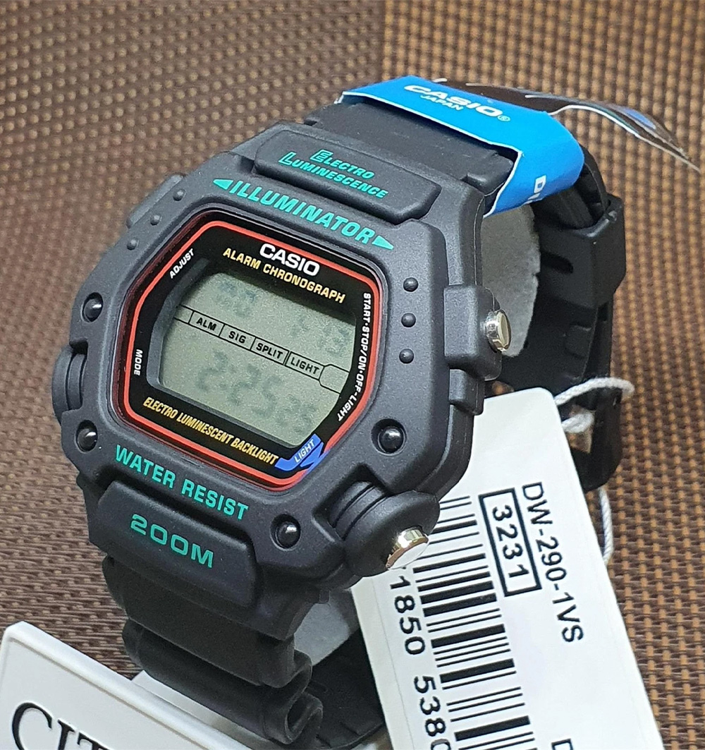 montre casio homme digital dw290-1v - vue 5