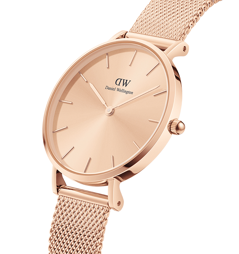 montre femme daniel wellington petite unitone or rose - vue 4