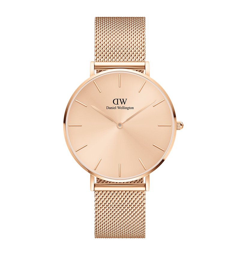 montre femme daniel wellington petite unitone or rose
