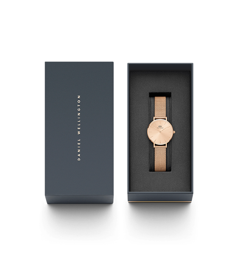 montre femme daniel wellington petite unitone or rose - vue 3